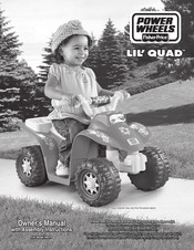 Fisher-Price POWER WHEELS LIL' QUAD N8379 Owner's Manual With Assembly Instructions