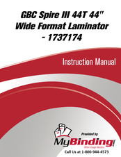 GBC 1737174 Instruction Manual