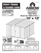 Arrow Storage Products SpaceMaker RMA1010CL Owner's Manual & Assembly Manual