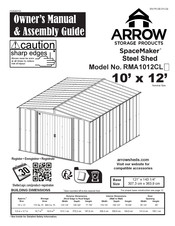 Arrow Storage Products SpaceMaker RMA1012CL Owner's Manual & Assembly Manual