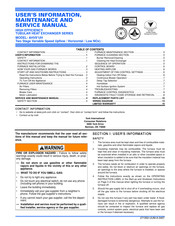 York AHV8 UH Series User's Information, Maintenance And Service Manual