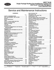 Carrier 48GC 04-06 Series Service And Maintenance Instructions