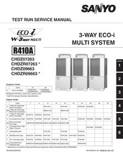 Sanyo FHX2462 Service Manual