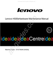 Lenovo ideaCentre H500s Hardware Maintenance Manual