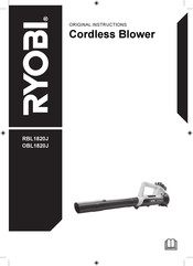 Ryobi RBL1820J Original Instructions Manual