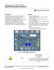 Texas Instruments BQ25185EVM User Manual