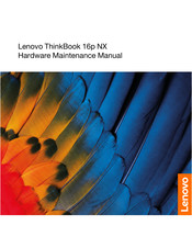 Lenovo ThinkBook 16p NX Hardware Maintenance Manual