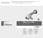 Bosch Professional GWS 18V-10 SC Original Instructions Manual