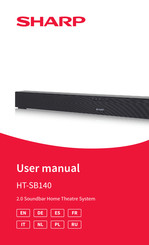 Sharp HT-SB140 User Manual