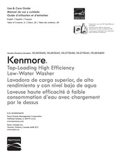Kenmore 110.26132410 Use & Care Manual