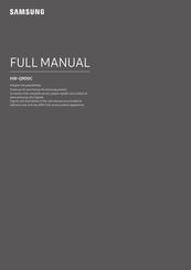 Samsung HW-Q900C Full Manual