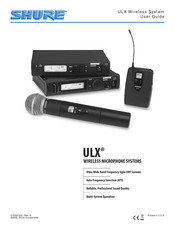 Shure ULXP4E K2E User Manual