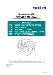 Brother DCP-7055 Service Manual