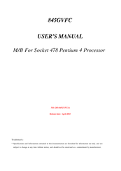 JETWAY 845GVFC User Manual