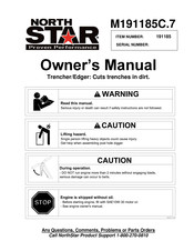 North Star 191185 Owner's Manual