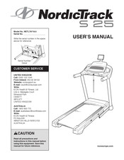 NordicTrack S25 User Manual