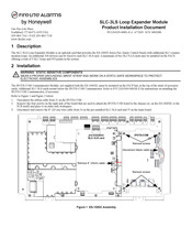 Honeywell FIRE-LITE ALARMS SLC-3LS Product Installation Document