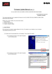 JVC D-ILA DLA-RS4800 Firmware Update Manual