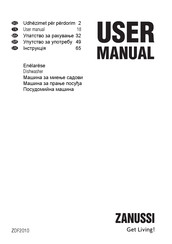 Zanussi ZDF 2010 User Manual