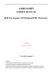 JETWAY 630BF User Manual