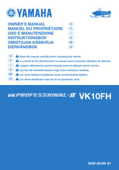 Yamaha VK PROFESSIONAL-II 2016 Owner's Manual