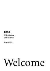 BenQ E2420HDP User Manual