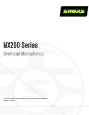 Shure MX202W-A/MS Manual