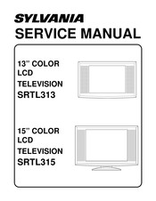 Sylvania SRTL313, SRTL315 Service Manual