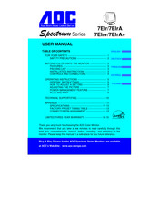 AOC Spectrum 7Elr+ User Manual