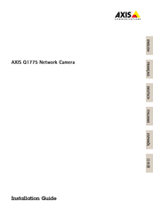 Axis Q1775 Installation Manual
