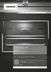 Siemens CS858GR 7 Series User Manual And Installation Instructions