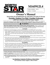 North Star 165912 Owner's Manual