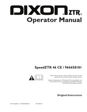Dixon SpeedZTR 46 CE Original Instructions Manual