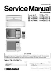 Panasonic CS-PC12KKF-2 Service Manual