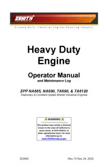 Zenith NA665 Operator's Manual