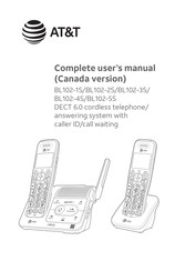 AT&T BL102-5S Complete User's Manual