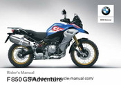 BMW F 850 GS Adventure Manual