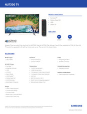 Samsung UN55NU7300FXZA Manual
