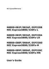 NEC N8800-082AF User Manual