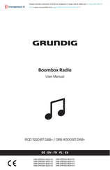 Grundig 01M-GPR1160-4620-03 User Manual