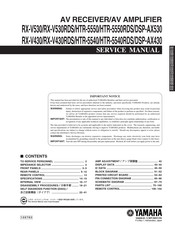 Yamaha HTR 5550 - Audio/Video Receiver Service Manual