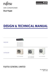 Fujitsu ARXG30KMLA Design & Technical Manual