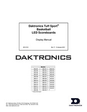 Daktronics Tuff Sport BB-2127 Display Manual