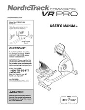 NordicTrack VR PRO User Manual