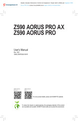 Gigabyte Z590 AORUS PRO AX User Manual