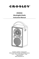 Crosley CR3034A Instruction Manual