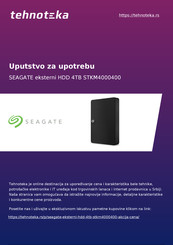 Seagate STKM4000400 User Manual