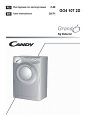 Candy Grand GO4 107 2D User Instructions