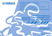 Yamaha YFM90 2019 Owner's Manual