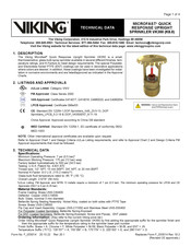 Viking MICROFAST VK350 Technical Data Manual